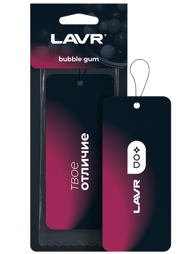 Ароматизатор картонный Lavr Bubble gum
