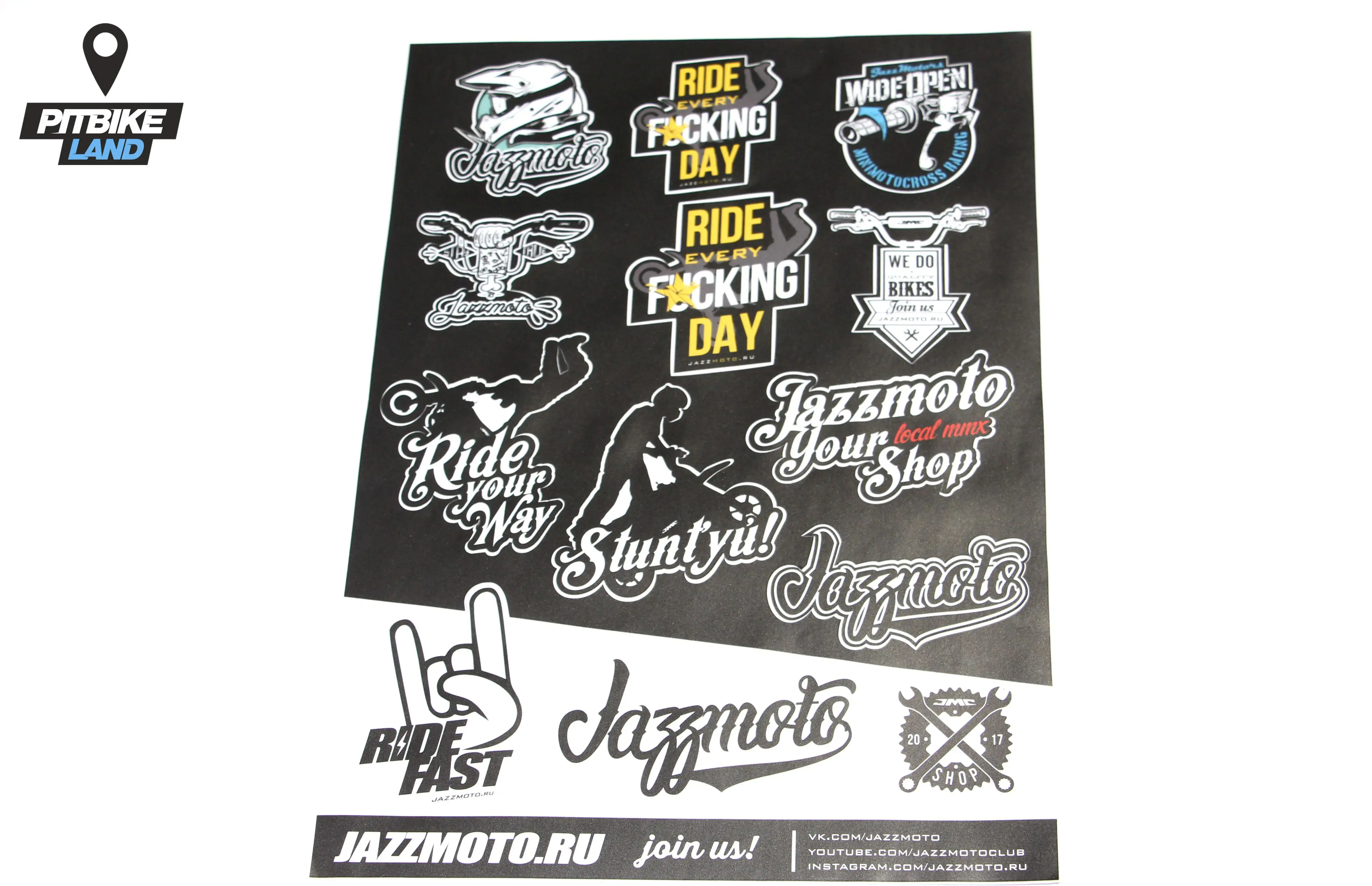 Наклейки JMC Ride your way A4