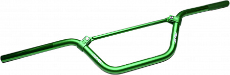 Руль 22.2 мм высокий толстостенный алюминий Pro Taper style Green color(H-145мм) Руль 22.2 мм высокий толстостенный алюминий Pro Taper style Green color(H-145мм)
