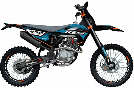 Мотоцикл K2R 250 EFC, Blue/Black, 2024