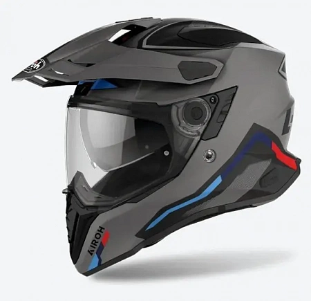 Кроссовый шлем AIROH Commander Factor. Anthracite Matt