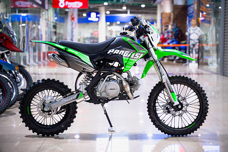 Питбайк Progasi Smart 5 125 mechanical (Прогаси Смарт) (Механическая КПП), 17/14, Green Питбайк Progasi Smart 5 125 mechanical (Прогаси Смарт) (Механическая КПП), 17/14, Green